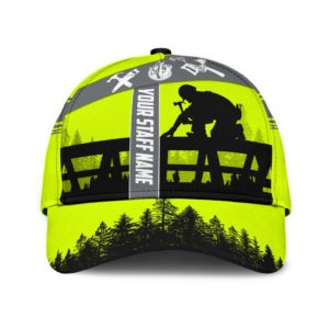 Personalized Name Carpenter All Over Printed 3D Cap Product Photo