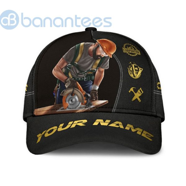 Personalized Name Carpenter All Over Printed 3D Cap Carpenter Pride Product Photo