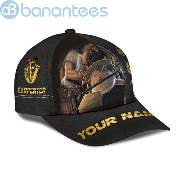 Personalized Name Carpenter All Over Printed 3D Cap Carpenter Pride Product Photo