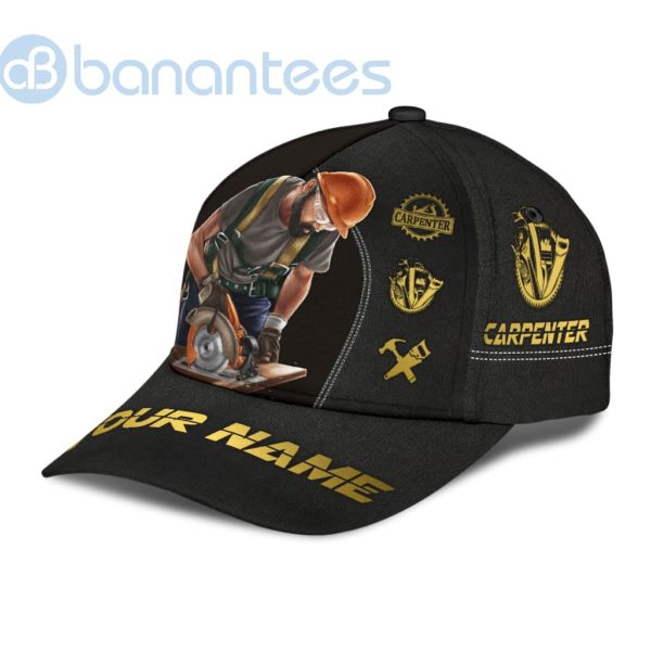 Personalized Name Carpenter All Over Printed 3D Cap Carpenter Pride Product Photo
