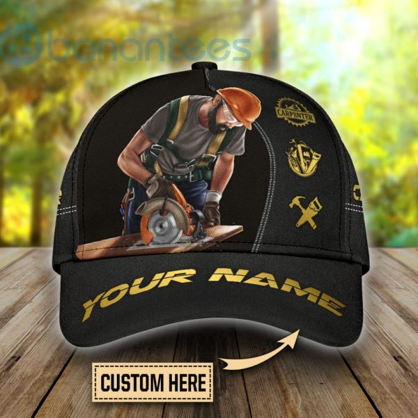 Personalized Name Carpenter All Over Printed 3D Cap Carpenter Pride Product Photo