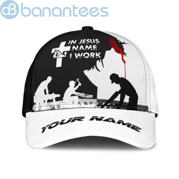Personalized Name Carpenter All Over Printed 3D Cap Jesus Product Photo