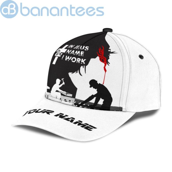 Personalized Name Carpenter All Over Printed 3D Cap Jesus Product Photo