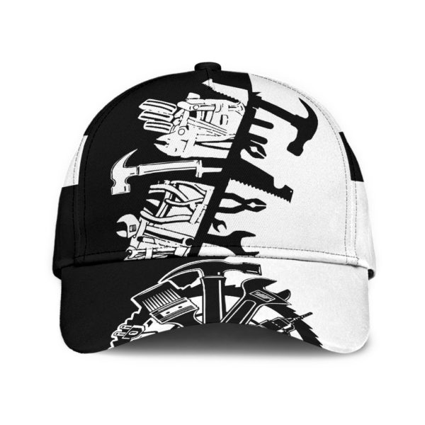 Personalized Name Carpenter Tool All Over Printed 3D Cap Product Photo