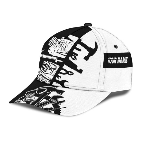 Personalized Name Carpenter Tool All Over Printed 3D Cap Product Photo