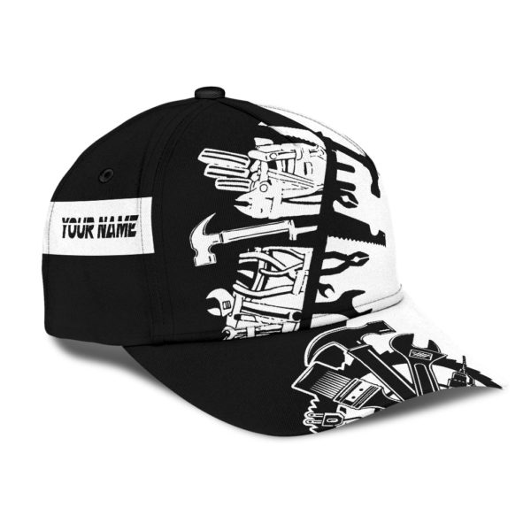 Personalized Name Carpenter Tool All Over Printed 3D Cap Product Photo