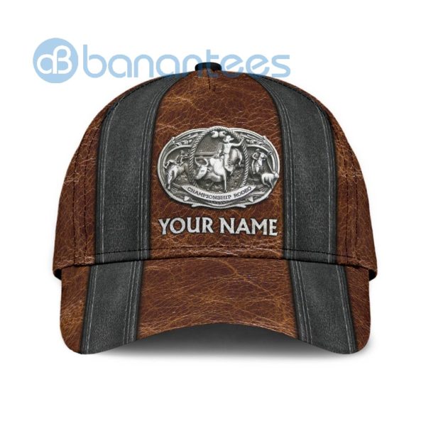 Personalized Name Championship Rodeo Bull Riding All Over Printed 3D Cap Product Photo