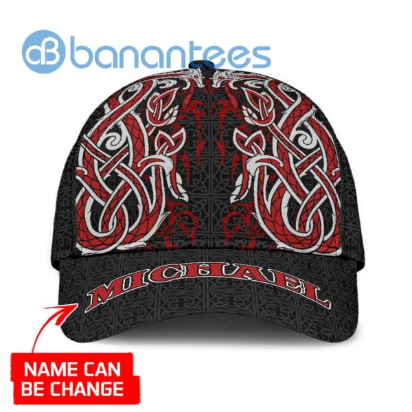 Personalized Name Drsgon And Special Pattern All Over Printed 3D Cap Product Photo