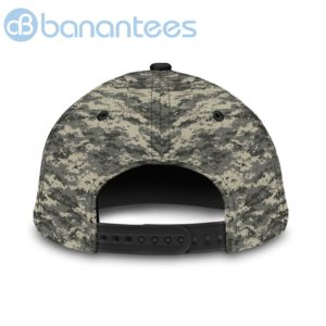 Personalized Name Eagle Veteran Army Camo Cap Product Photo