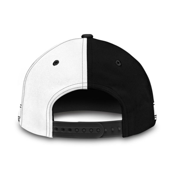 Personalized Name Horse White And Black All Over Printed 3D Cap Product Photo