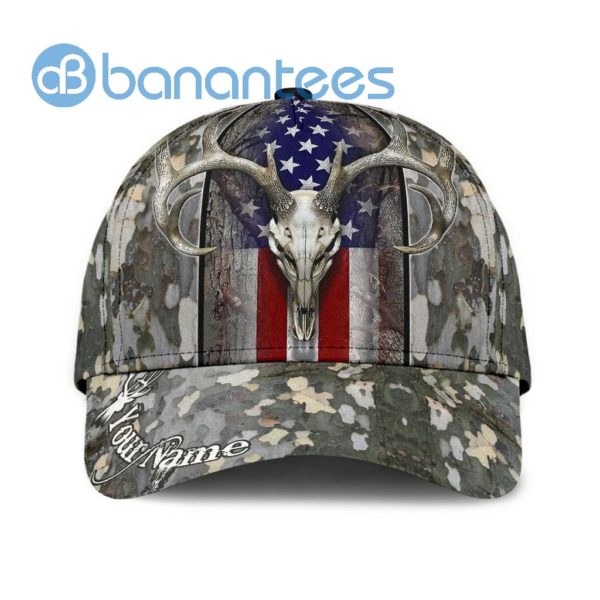 Personalized Name Hunting All Over Printed 3D Cap Skull Product Photo