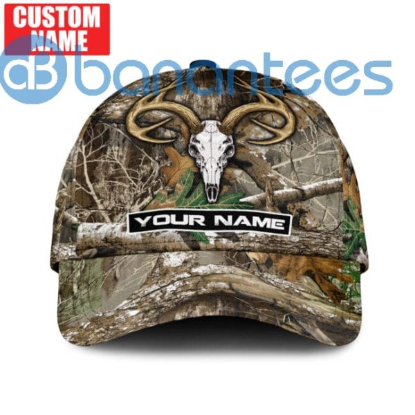 Personalized Name Hunting All Over Printed 3D Cap Skull Product Photo