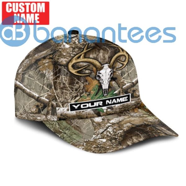 Personalized Name Hunting All Over Printed 3D Cap Skull Product Photo