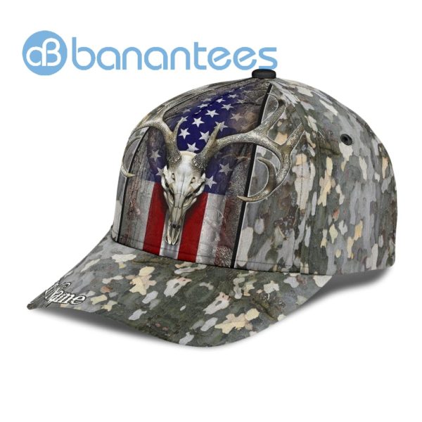 Personalized Name Hunting All Over Printed 3D Cap Skull Product Photo