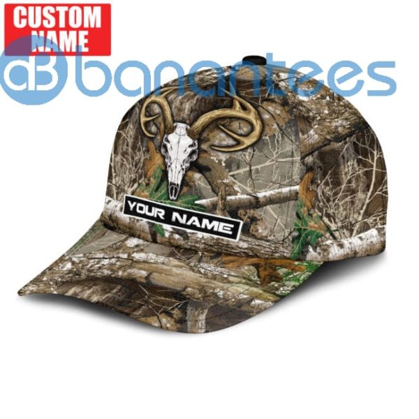Personalized Name Hunting All Over Printed 3D Cap Skull Product Photo