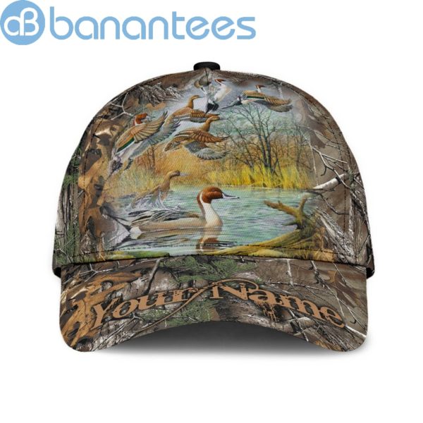 Personalized Name Hunting Duck Hunting All Over Printed 3D Cap Product Photo