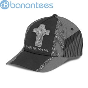Personalized Name Jesus Is My Savior All Over Printed 3D Cap Product Photo