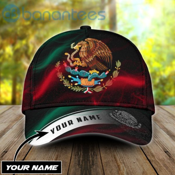 Personalized Name Mexico Smoke All Over Printed 3D Cap Product Photo