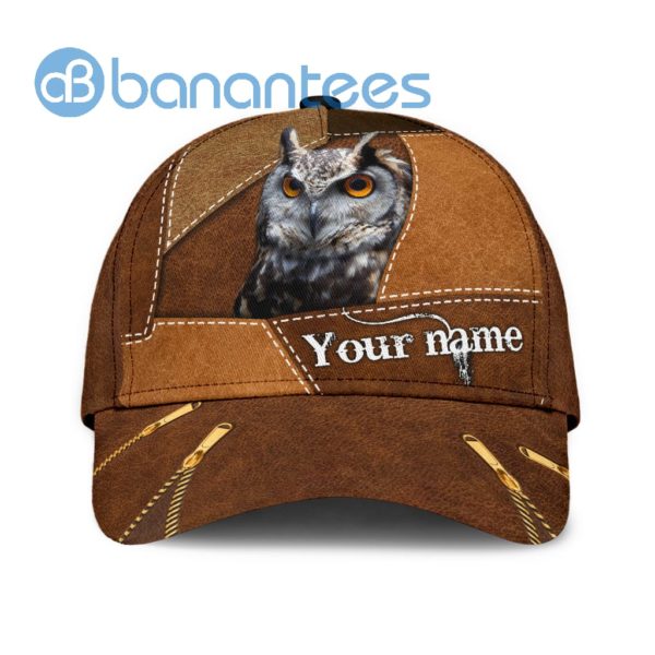 Personalized Name Owl Hunting Cap Product Photo