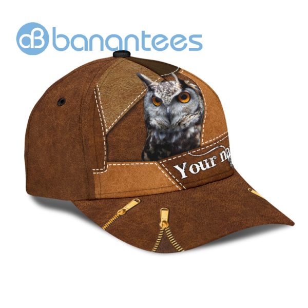 Personalized Name Owl Hunting Cap Product Photo