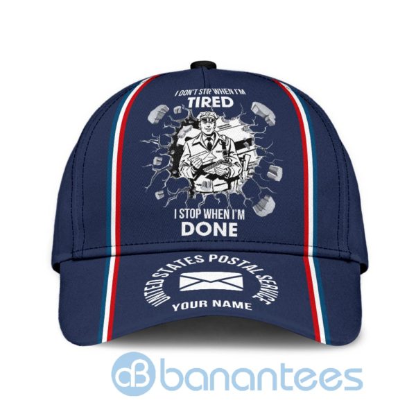 Personalized Name Postal Worker All Over Printed 3D Cap Product Photo
