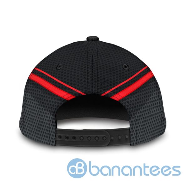 Personalized Name Red Trucker All Over Printed 3D Cap Product Photo