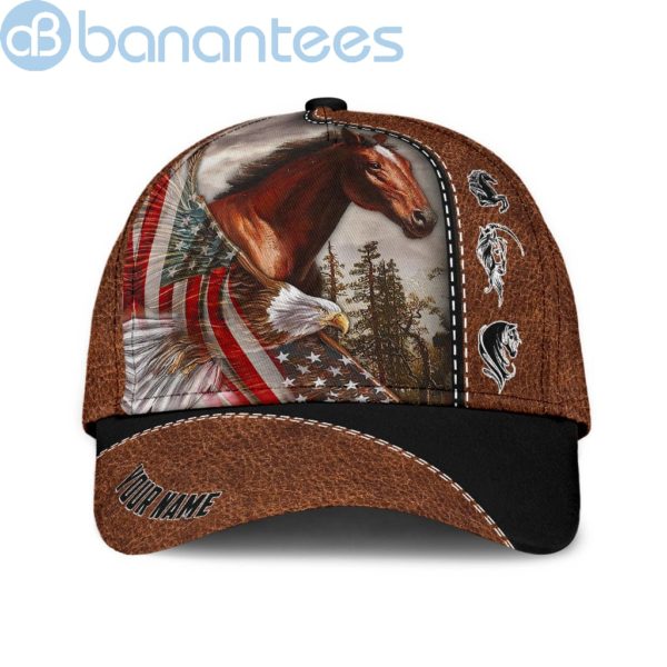 Personalized Name Rodeo All Over Printed 3D Cap American Pride Product Photo