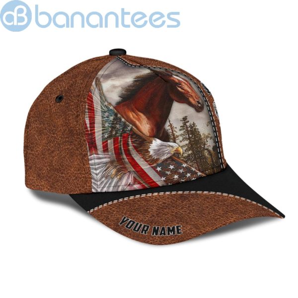 Personalized Name Rodeo All Over Printed 3D Cap American Pride Product Photo