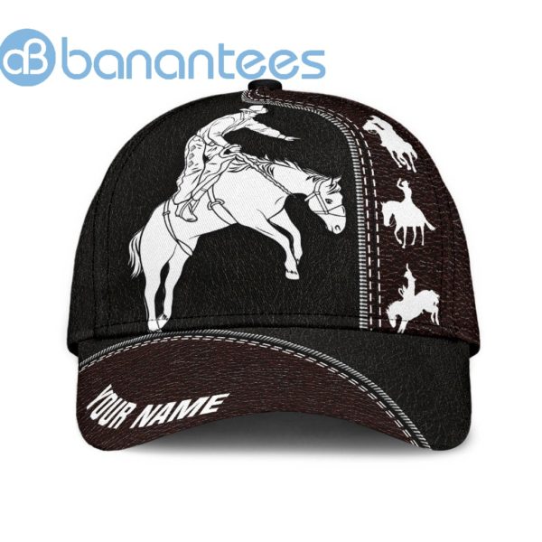 Personalized Name Rodeo All Over Printed 3D Cap Bronc Riding Vim Product Photo