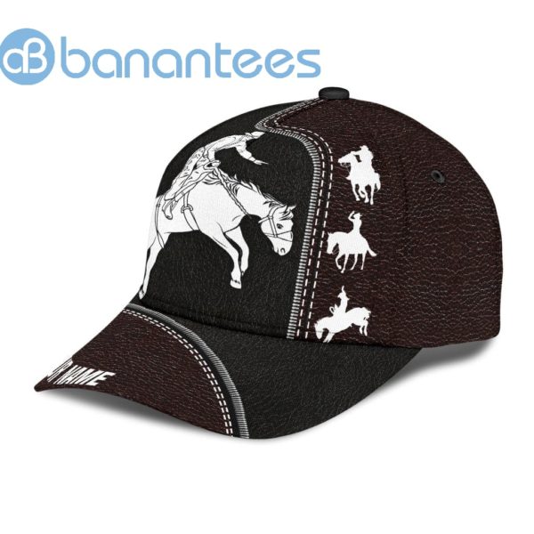 Personalized Name Rodeo All Over Printed 3D Cap Bronc Riding Vim Product Photo