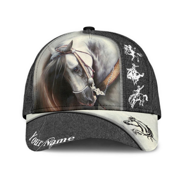 Personalized Name Rodeo All Over Printed 3D Cap Horse Riding Art Product Photo