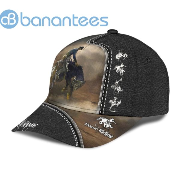 Personalized Name Rodeo All Over Printed 3D Cap Horse Riding Art Product Photo