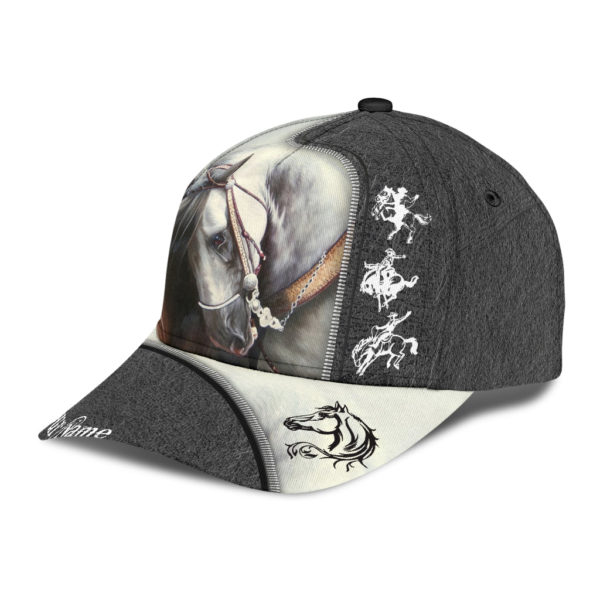 Personalized Name Rodeo All Over Printed 3D Cap Horse Riding Art Product Photo