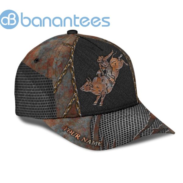 Personalized Name Rodeo All Over Printed 3D Cap Vintage Barrel Racing Product Photo