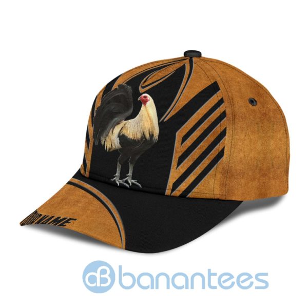 Personalized Name Rooster All Over Printed 3D Cap Product Photo