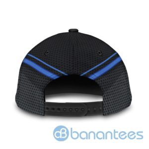 Personalized Name Trucker Black And Blue All Over Printed 3D Cap Product Photo