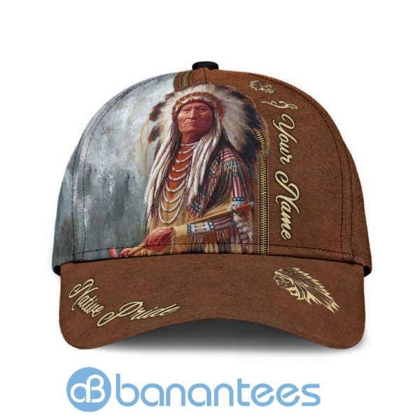 Personalized Native Chief Printed 3D Cap Product Photo
