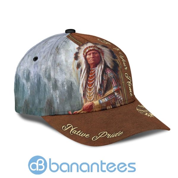 Personalized Native Chief Printed 3D Cap Product Photo
