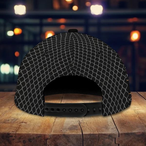 Personalized Rooster Black Full Printed 3D Cap Product Photo