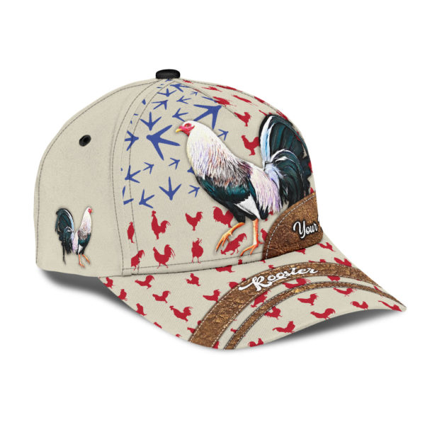 Personalized Rooster Icon Pattern Printed 3D Cap Product Photo