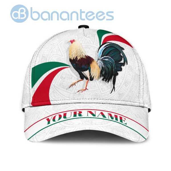 Personalized Rooster Line Printed All Over Printed 3D Cap Product Photo