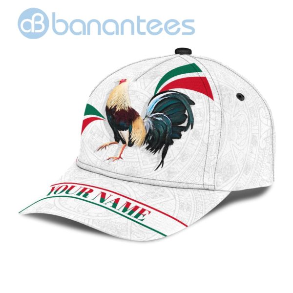 Personalized Rooster Line Printed All Over Printed 3D Cap Product Photo