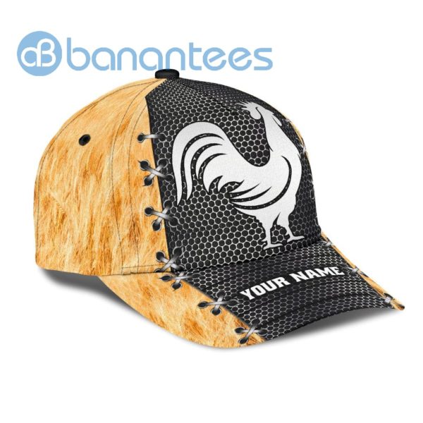 Personalized Rooster Printed 3D Cap Product Photo
