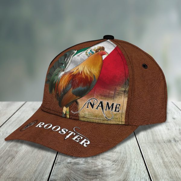 Personalized Rooster Printed 3D Cap Product Photo