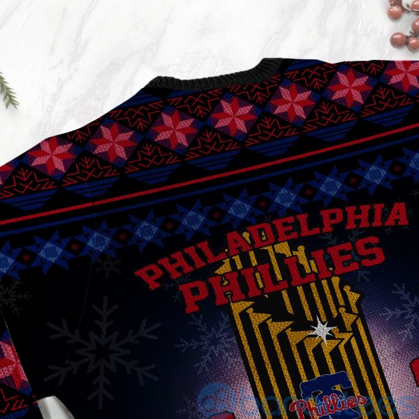 Philadelphia Phillies World Series Champions Ugly Christmas 3D Sweater Product Photo