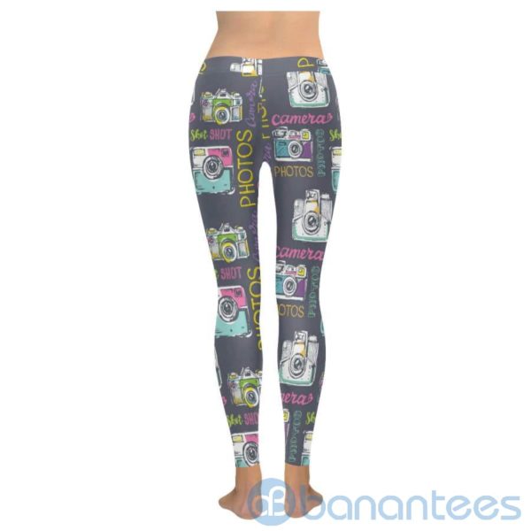 Photo Camera Grey Leggings For Women Product Photo