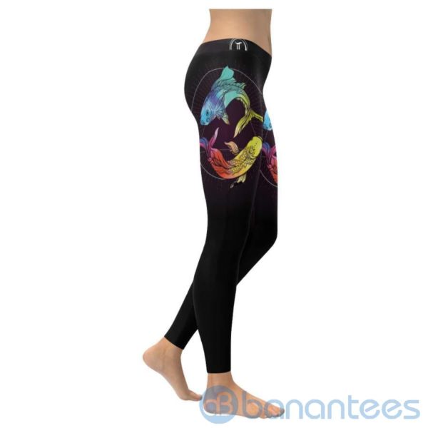 Pisces Zodiac Sign Leggings For Women Product Photo