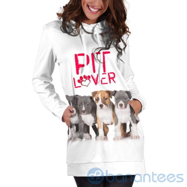 Pit Lover Hoodie Dress For Women Product Photo