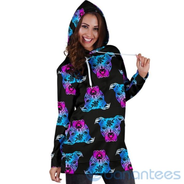 Pit Pattern Hoodie Dress For Women Product Photo