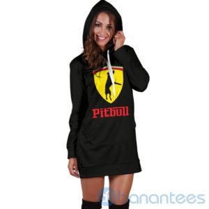 Pitbull Dog Lover Hoodie Dress For Women Product Photo